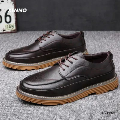 Genuine Leather Trend Lace Up Business Shoes
